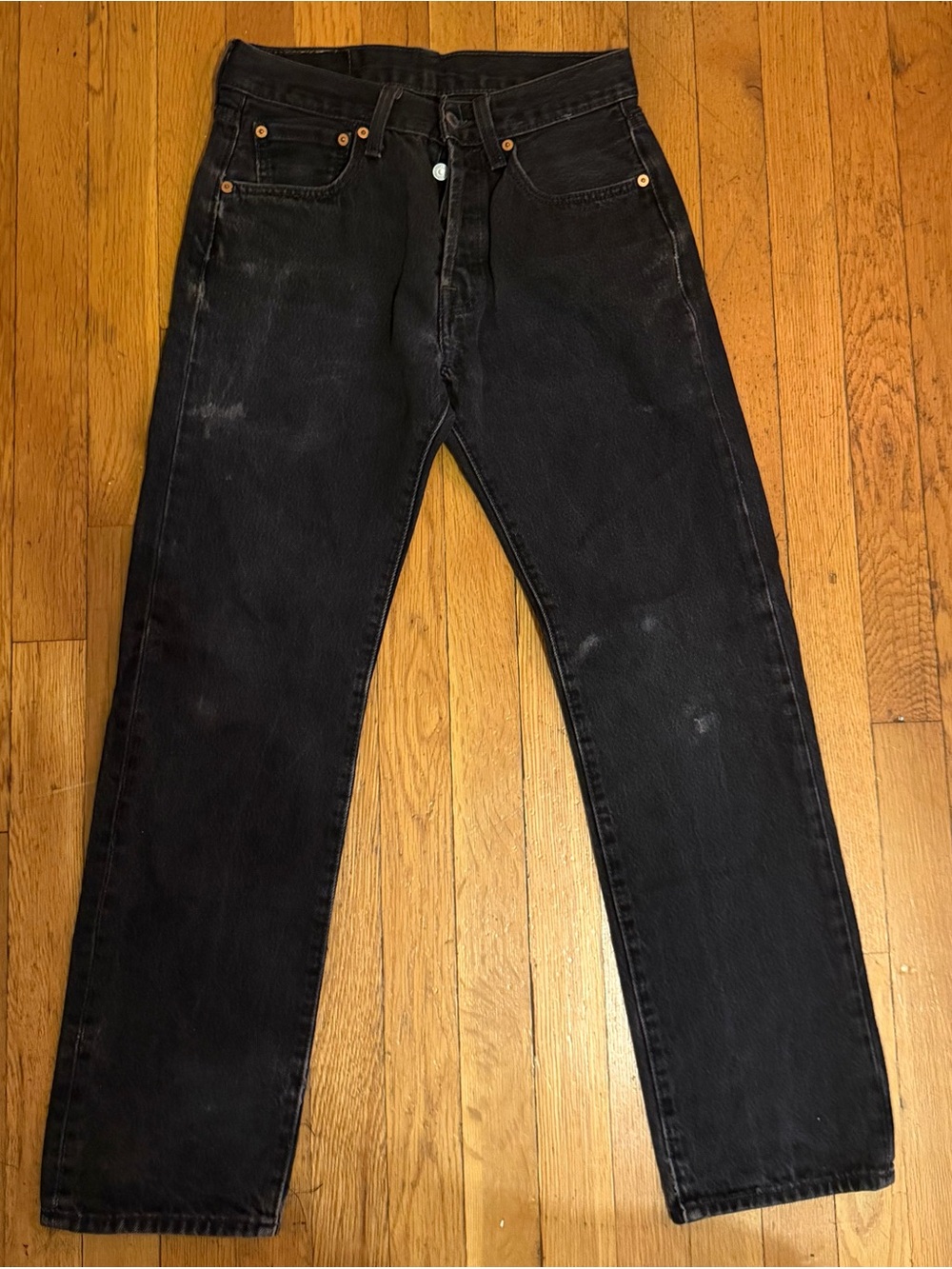 Vintage Levi's 501s Women's Boyfriend Jeans in Black
